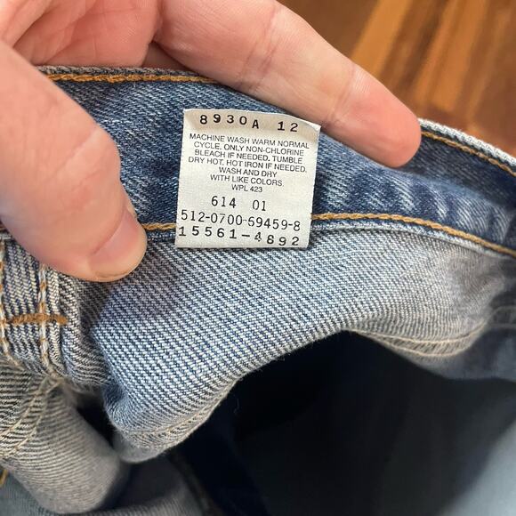 Levi's 560 Loose Fit Straight Leg Jeans Women’s Misses Size 16 Regular Red Tab - Picture 7 of 10